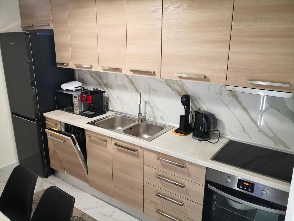 Cozy Sea View Apartment In Paralia Buitenkant foto